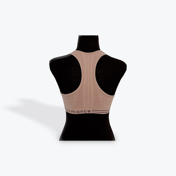 Calvin Klein Dusty Pink Racerback Sports Bra Size XS - Picture 2 of 4